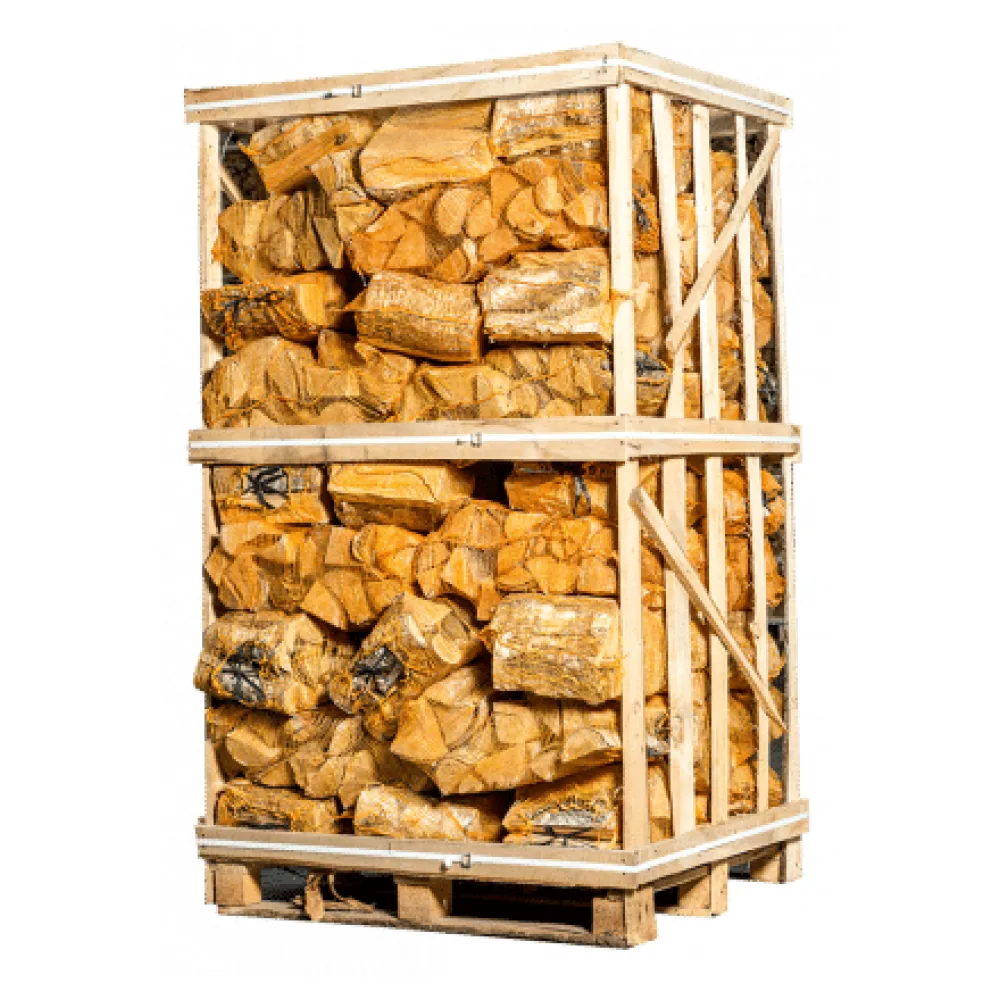 80 Sacs de Bois de Bouleau Sec – Bûches 25 cm – 8 kg par sac